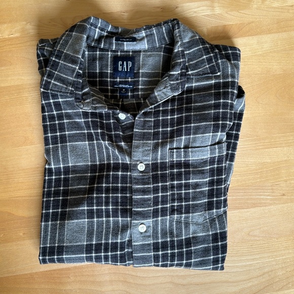 Gap Men’s Grey Flannel Shirt - Picture 1 of 3